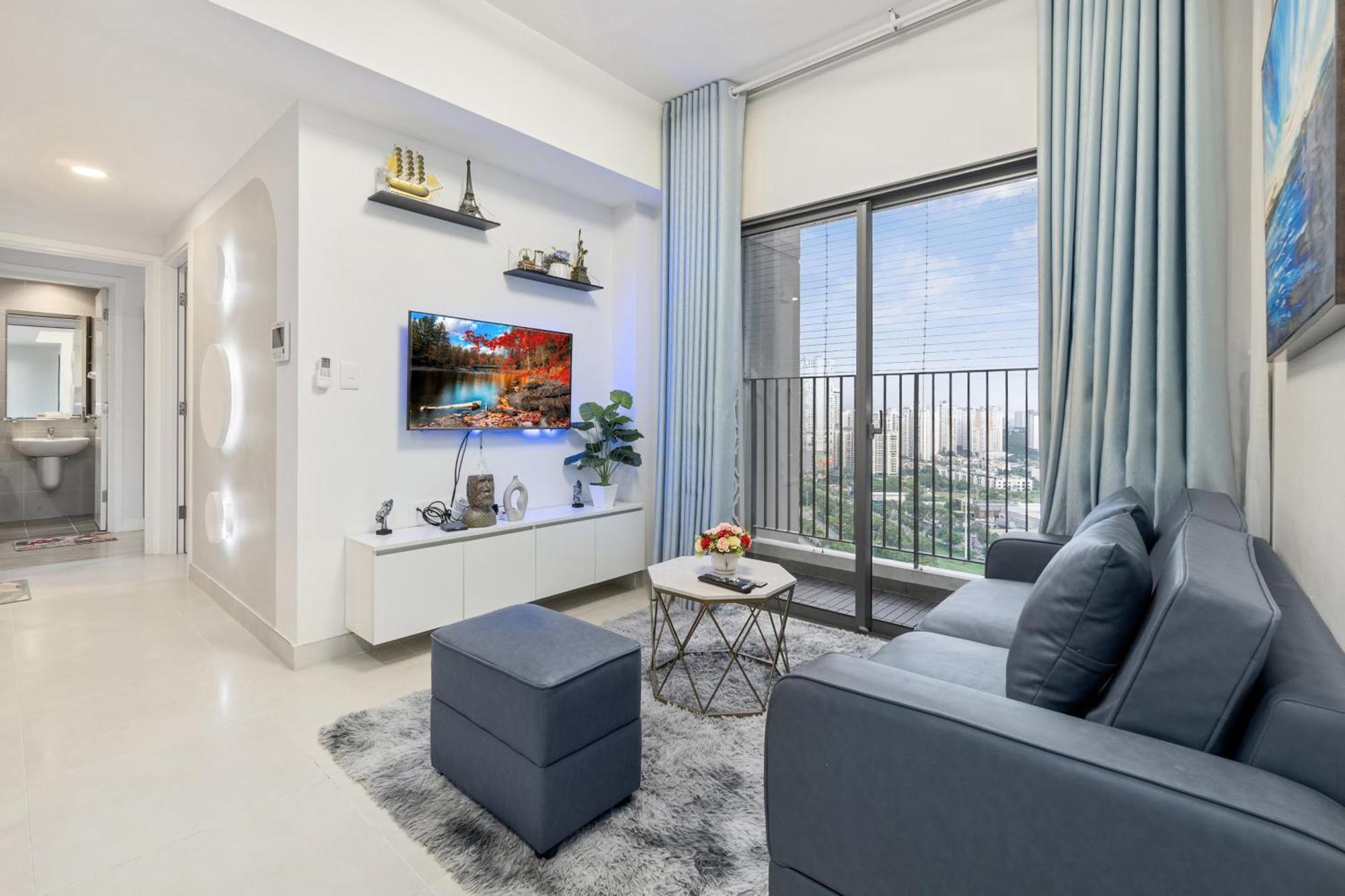 Cozy 2 Bedrooms Condo In T1 Masteri Thao Dien, Fully Furnished With Full Amenities Хошимин Экстерьер фото